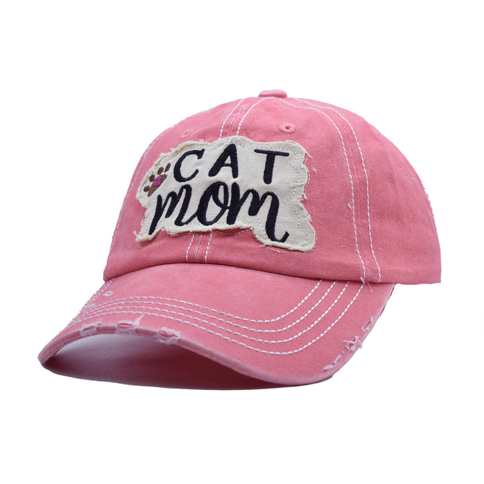 Wholesale Distressed Washed Patch Baseball Cap