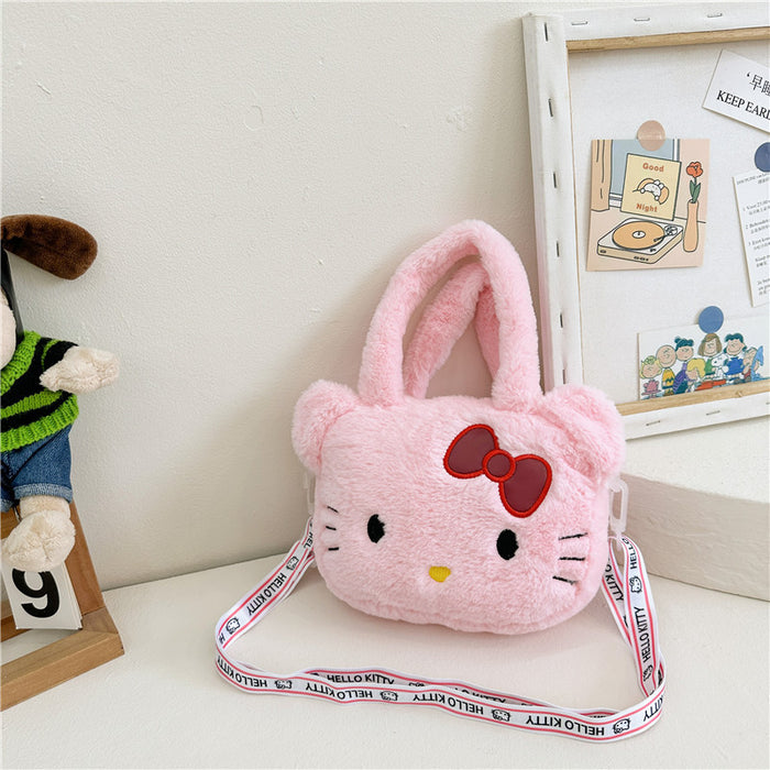 Wholesale cute cartoon plush handbag JDC-HB-RongT007