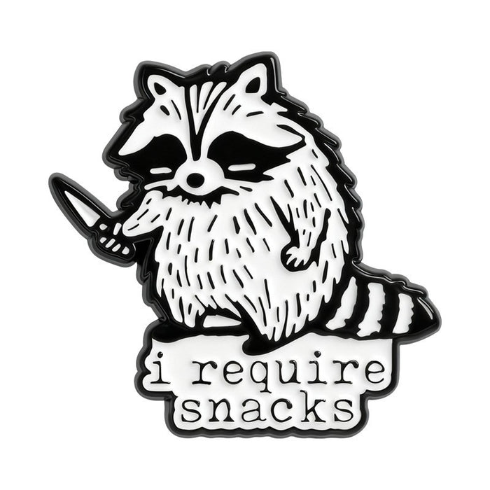Wholesale Funny Cartoon Cat Duck Enamel Pin Set Knife Wielding Brooch Zinc Alloy Baking Finish Jewelry Accessory For Resale