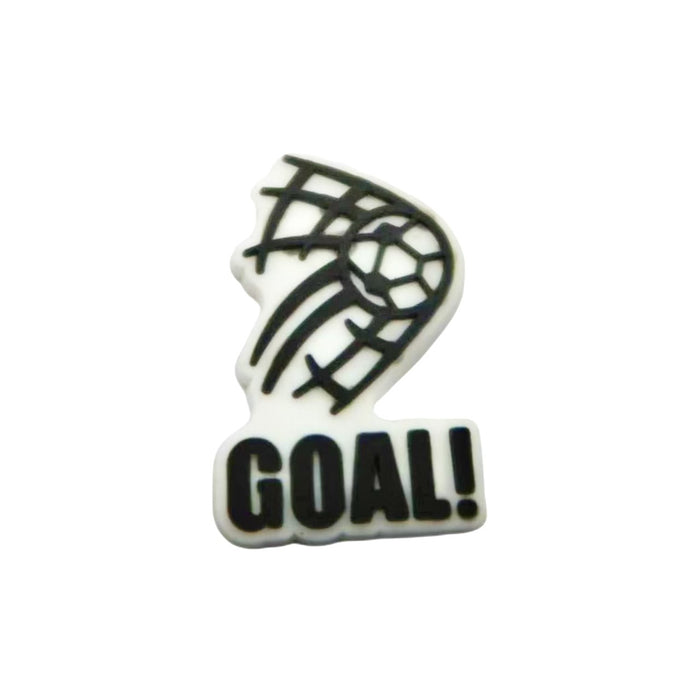 Wholesale Football themed cartoon hole shoes, flower shoe buckles, DIY detachable shoe decoration accessories wholesale PVC soft rubber