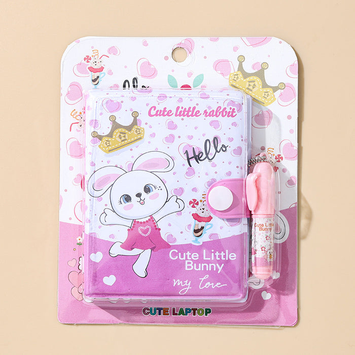 Wholesale Cartoon Creative Pen Notebook Student Cute Portable Pocket Book Children's Fun Vit Small Book Batch