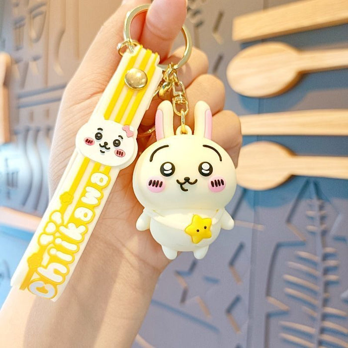 Wholesale Creative Cartoon Resin Doll Keychain JDC-KC-XingLao006