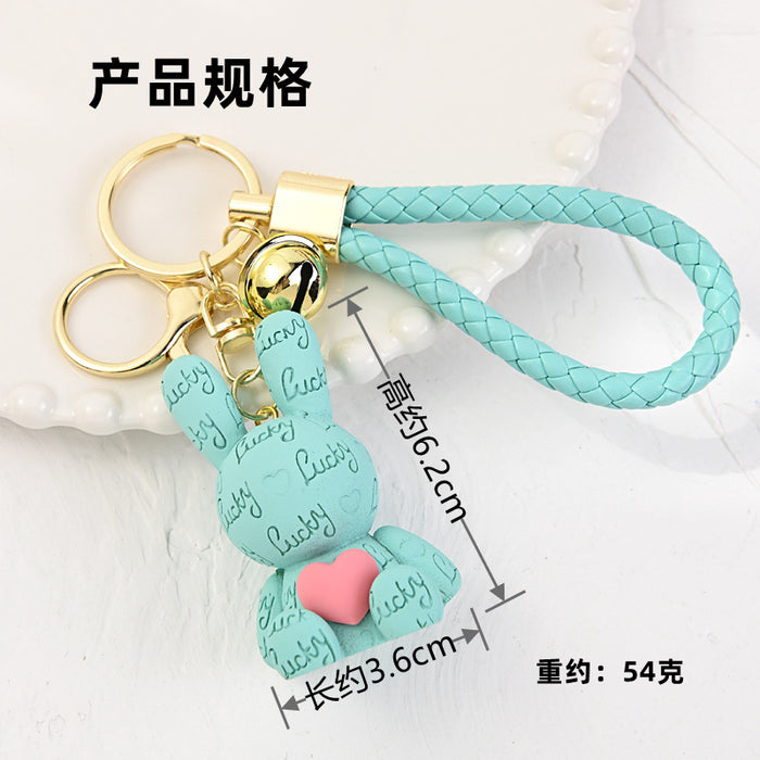 Wholesale Cartoon resin keychain creative cute car keychain keychain