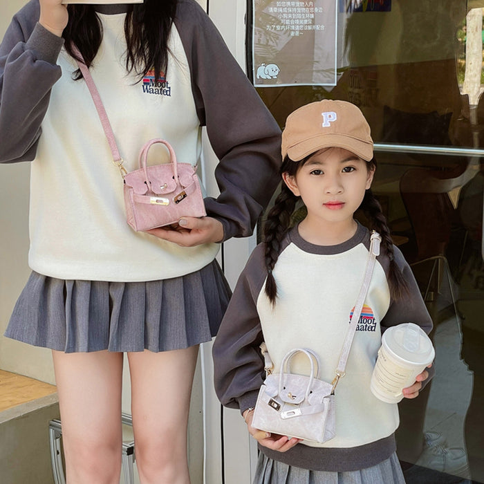 Wholesale New retro denim mini stylish parent-child crossbody bag accessory coin purse for children