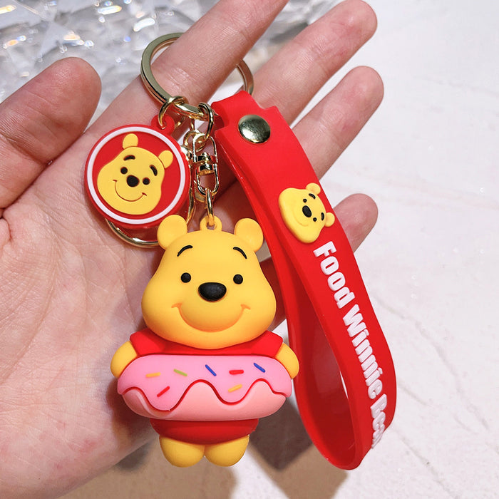 Wholesale Cartoon doll keychain,  cute bag charm,  silicone