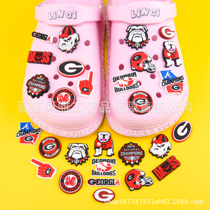 Wholesale 50pcs Rugby Series Shoes Charms detachable