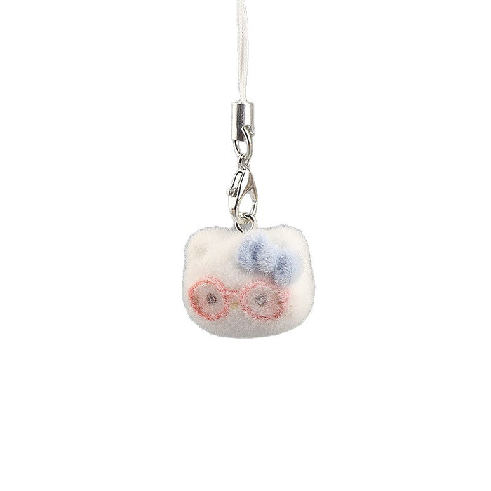 Wholesale Flocked Animal Keychain Charm