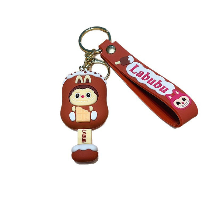 Wholesale  Bucktooth Doll School Bag Pendant Car Keychain