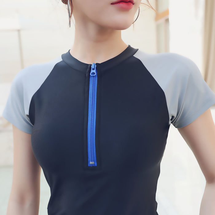 Wholesale Sports swimsuit for women, conservative split style professional quick drying swimsuit, hot spring soaking swimsuit set