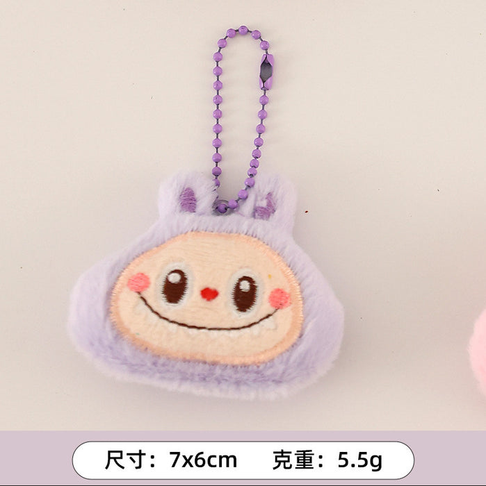 Wholesale Cartoon Plush Pendant Cute  Doll Brooch Bag Pendant Small Accessories