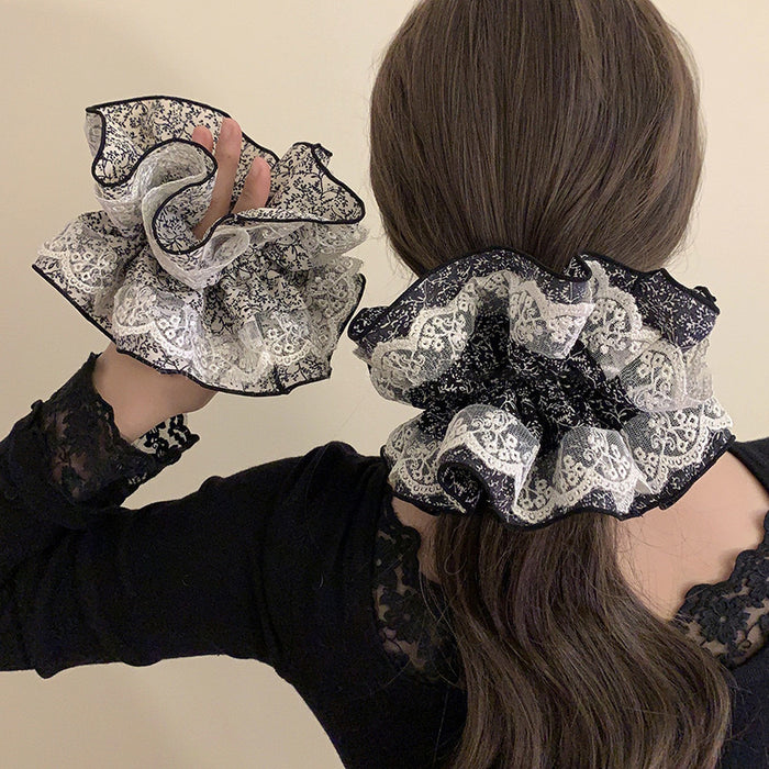 Wholesale New exquisite headband lace edge tied headband headband floral hair accessory