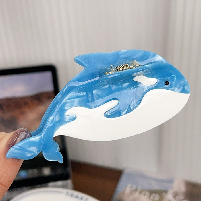 Wholesale Ocean Whale Acetate Hair Claw Clip Cute Hair Accessory for Everyday Styling