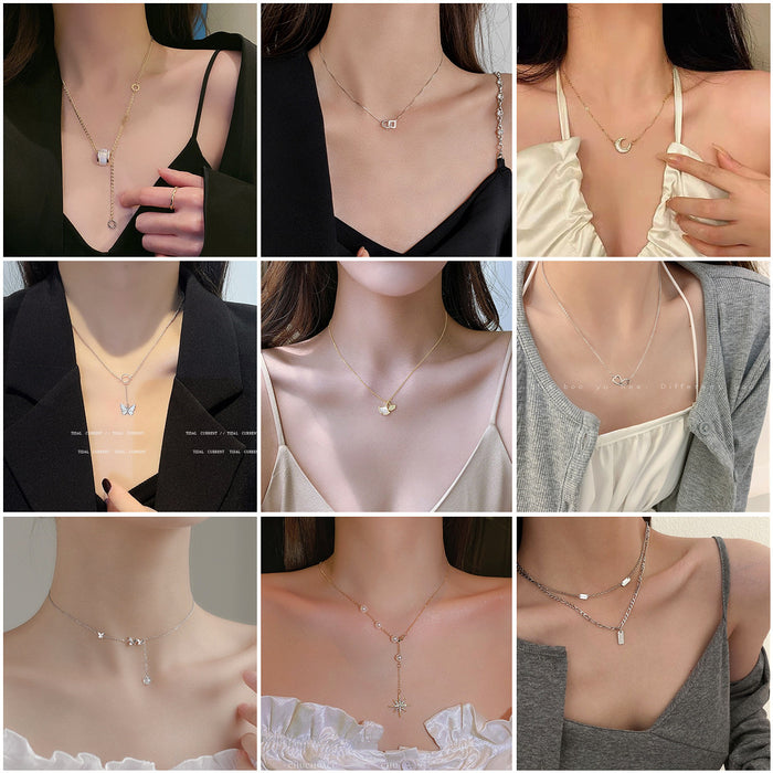Wholesale Clavicle Chain New Simple Geometric Fashion Necklace Chain