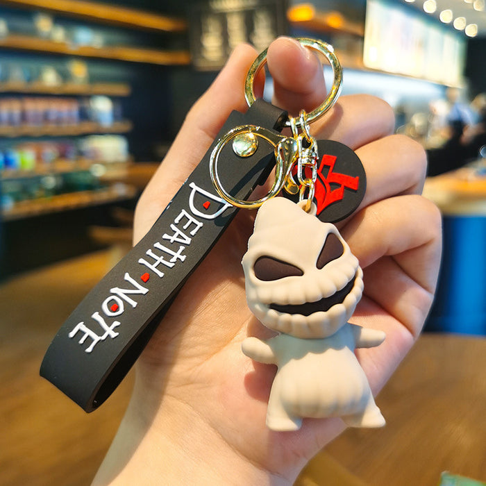 Wholesale Cartoon Silicone Doll Keychain JDC-KC-Tingm291