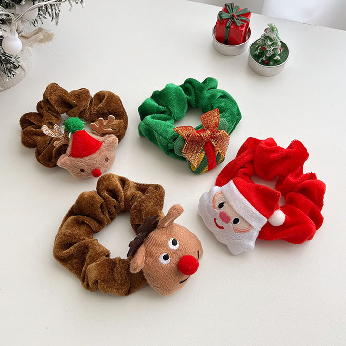 Wholesale Christmas Simple Cute Hair Scrunchies JDC-HS-Shuy001