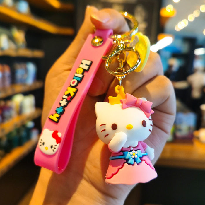 Wholesale Cartoon Doll Silicone Keychain JDC-KC-Tingm259