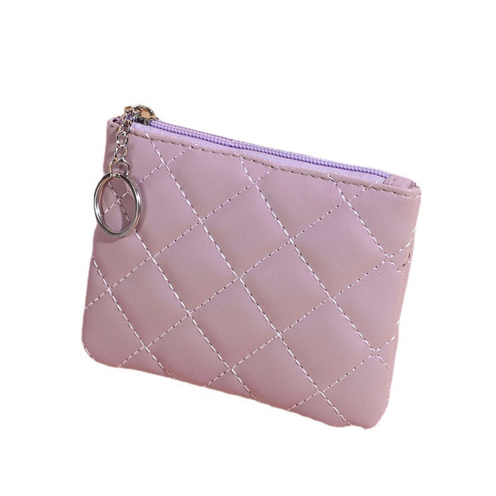 Wholesale Pu Coin Purse Multifunctional Key Card Coin Storage Bag Fashionable Trendy Compact Money Holder