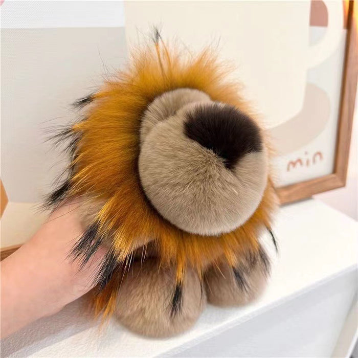 Wholesale Little Lion Pendant, Cute Plush Doll, Car Keychain