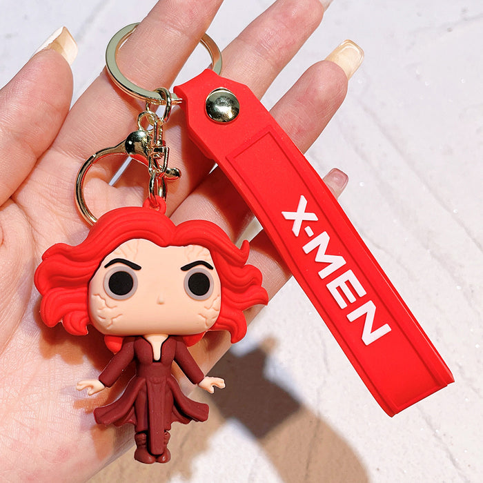 Wholesale Hero Cartoon Bag Pendant Car Keychain