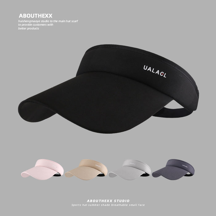 Wholesale Sunshade hat for men, empty top hat, fishing, UV protection, outdoor sports, ice silk sun hat