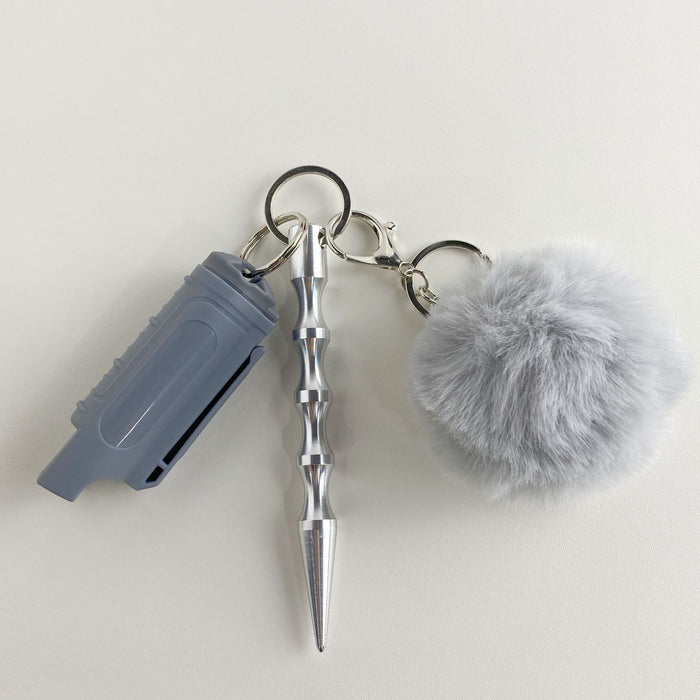 Wholesale Multifunctional Wool Ball 3-piece Keychain JDC-KC-ZY030