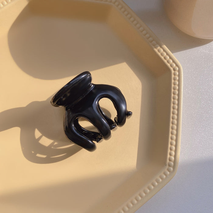 Wholesale  Pumpkin Clip Invisible High Horsetail Fixed Artifact Hair Clip  Bangs Broken Hair Small Grab Clip for Women