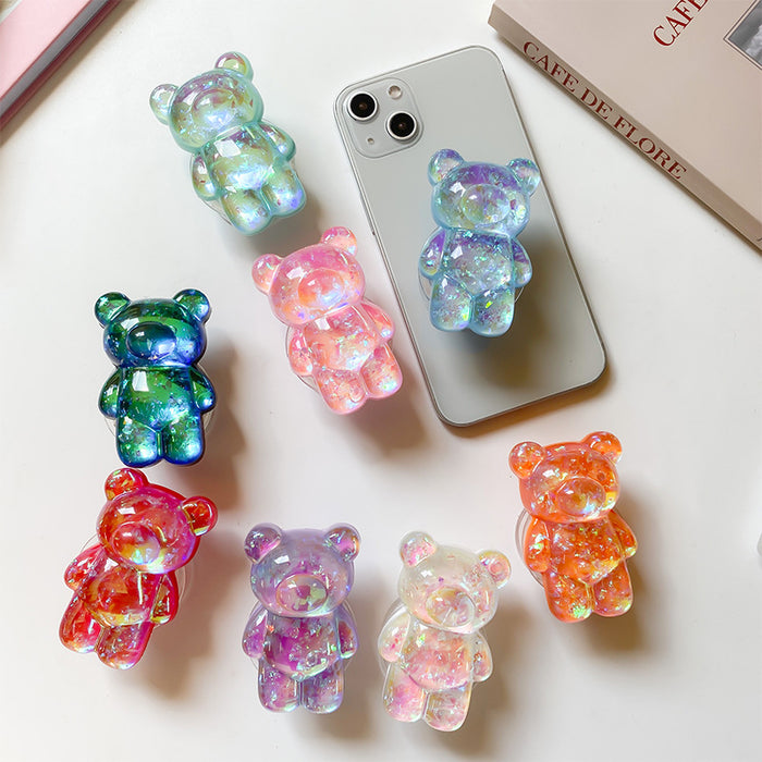 Wholesale 3D Holographic Bear Pop-out Phone Grips
