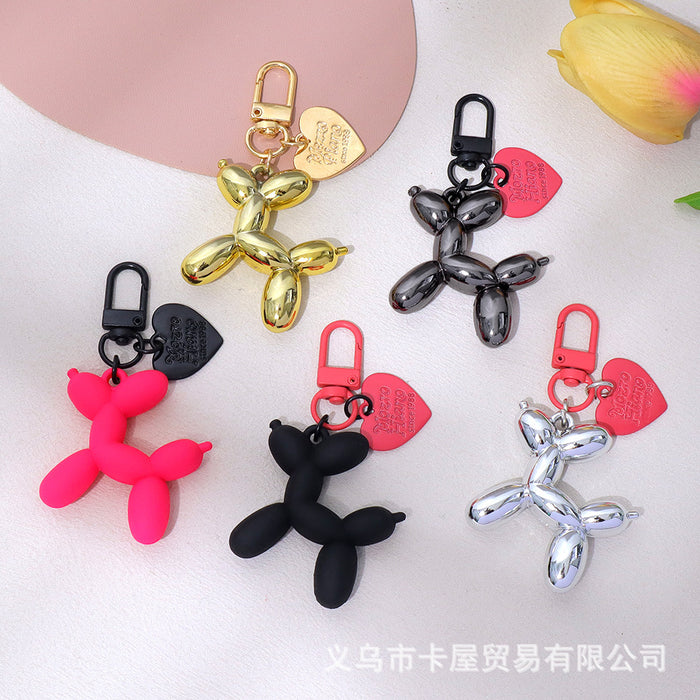 Wholesale Love Balloon Keychain Pendant Couple Keychain Bag Pendant Acrylic Jewelry Accessories