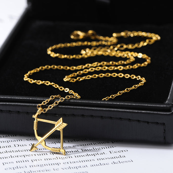 Wholesale Cupid' s Arrow Pendant Necklace Jewelry, Bow and Arrow  Accessories