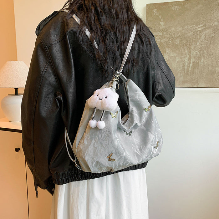 Wholesale New casual large capacity bag with a niche design, commuting backpack, single shoulder backpack