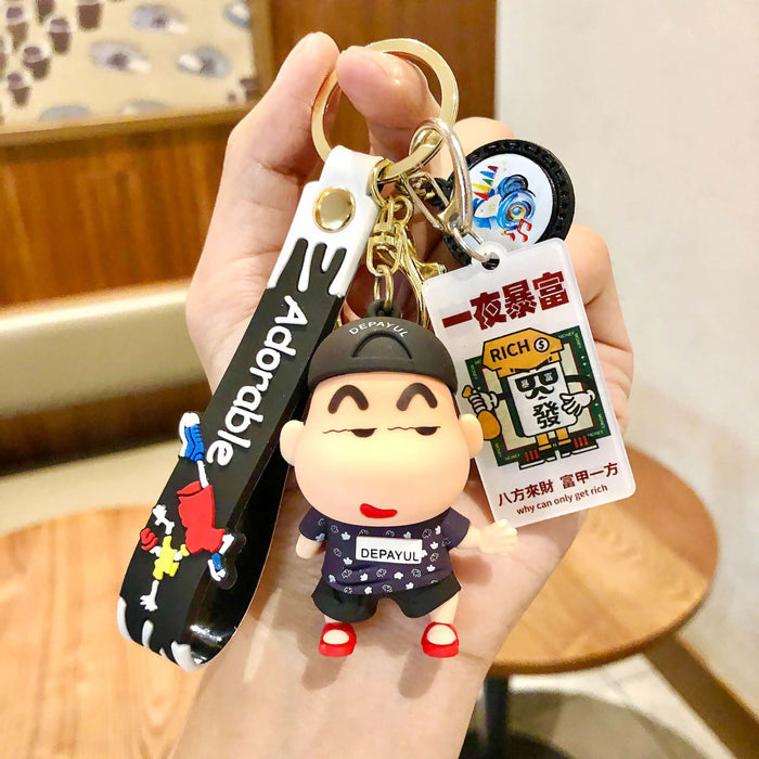 Wholesale  Key Chain Cartoon Car Key Pendant Men and Women Couple School Bag Hanging Ornaments