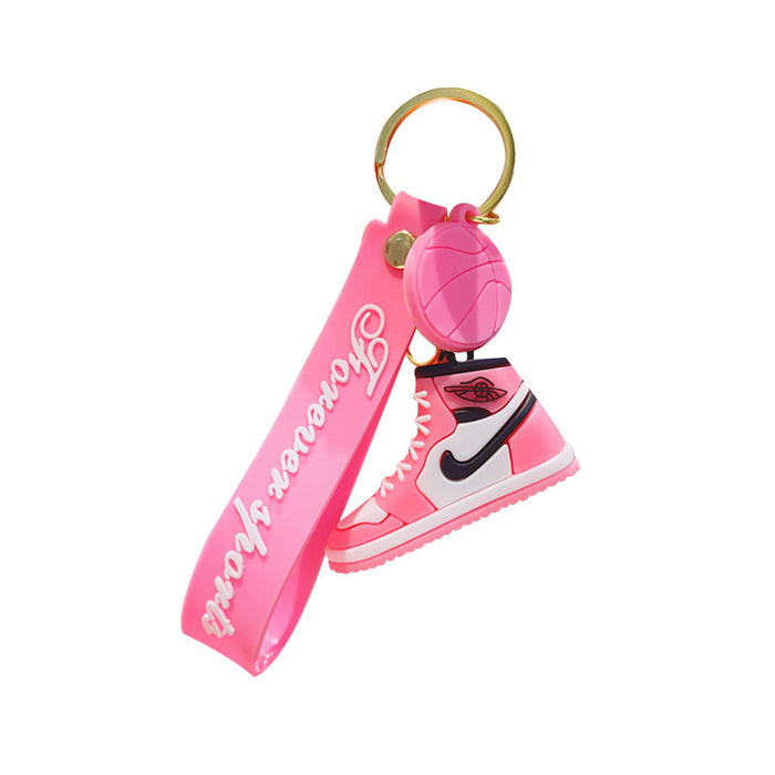 Wholesale Cartoon Doll Shoes PVC Keychain JDC-KC-LiuFan005