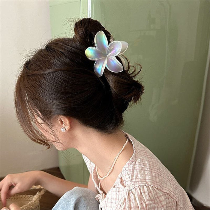 Wholesale flower high ponytail Hair Clips