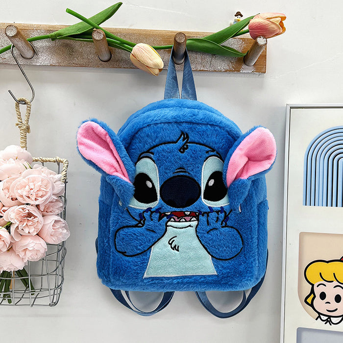 Wholesale Cute cartoon plush girl children's backpack, new student backpack