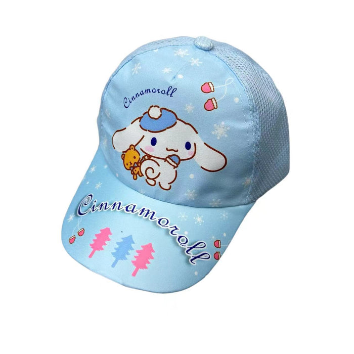 Wholesale Cartoon print baseball cap thin mesh cap for children