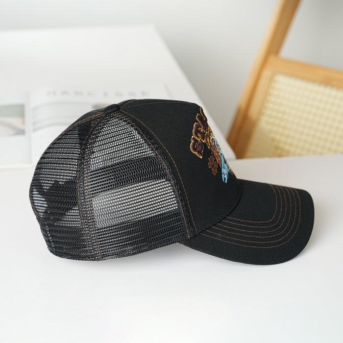 Wholesale Hard top three-dimensional baseball cap fishing casual hat 5-piece peaked cap