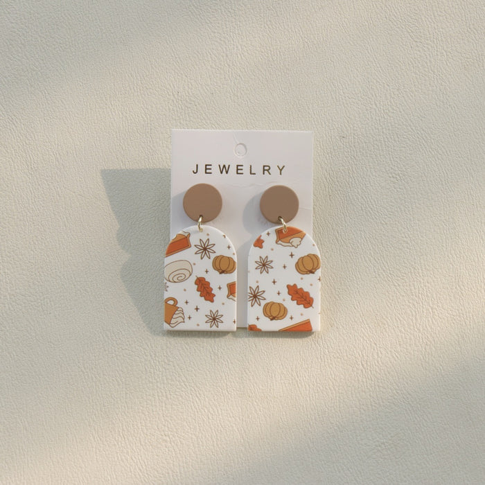 Wholesale Turkey Thanksgiving Acrylic Drop Earrings