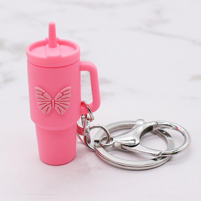 Wholesale Keychain Pendant Ice Bully Cup Key Chain Water Cup Decoration Accessories