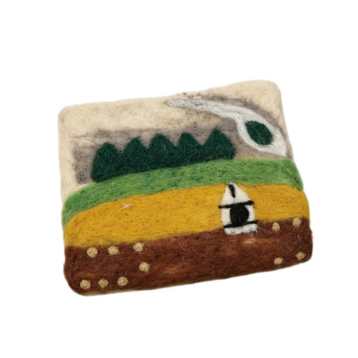 Wholesale Modern Felt Sheep Coin Purse Cute Cartoon Animal Phone Bag MOQ≥10