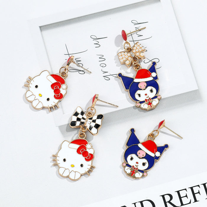 Wholesale  cartoon earrings cuteearrings  Christmas earrings