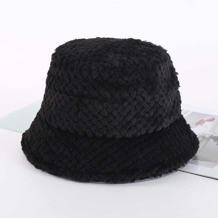 Wholesale winter plush warm fisherman hat with copper coin pattern printing JDC-HT-ShunY002