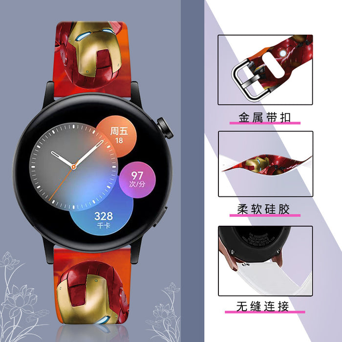 Wholesale Printed Tpu Watch Strap Wrist Strap JDC-WD-NuoQi077