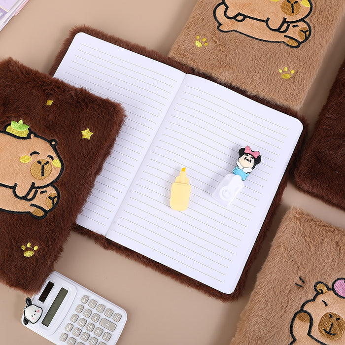 Wholesale Cute Cartonica Plush Children NoteBook