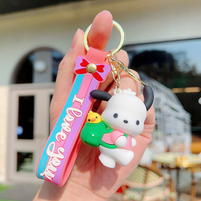 Wholesale Cute Cartoon Doll Silicone Keychain (S) JDC-KC-WC020