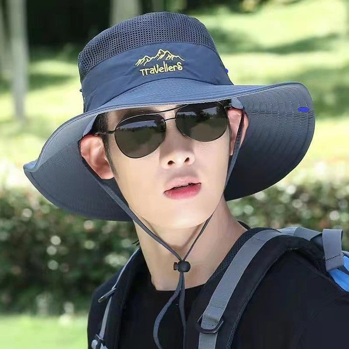 Wholesale Outdoor Summer Sun Protection Travel Fisherman Hat Men's Mountaineering Fishing Sun Hat