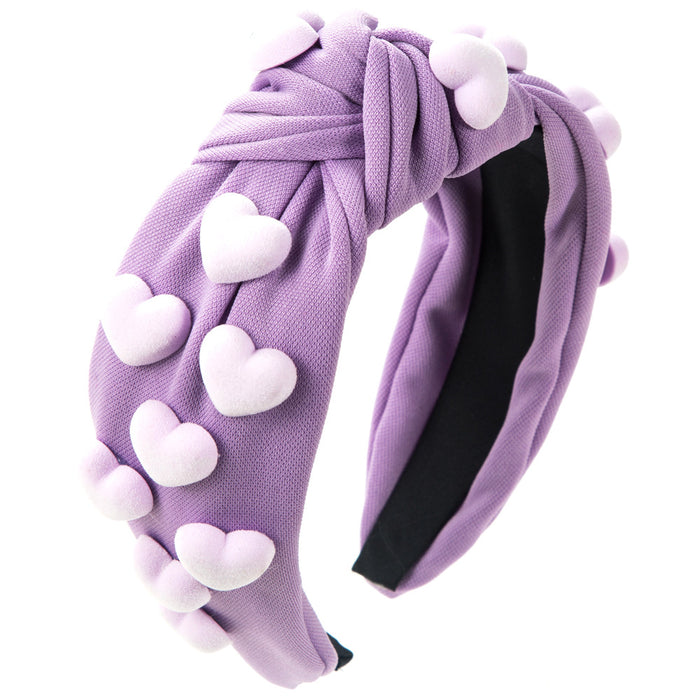 Wholesale Valentine' s Day heart-shaped decorative wide headband