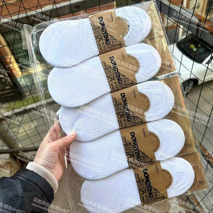 Wholesale Thin fitting boat socks, shallow mouth socks, cotton invisible socks