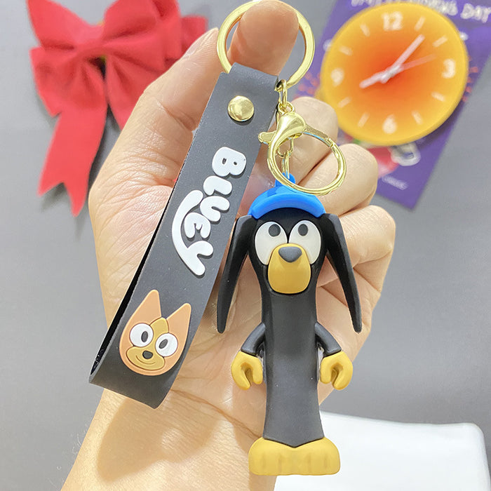 Wholesale PVC Cartoon Silicone Doll Keychain JDC-KC-YiCheng002