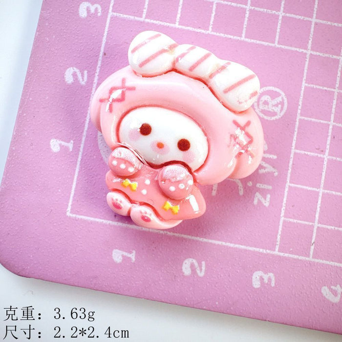 Wholesale Cartoon DIY resin accessories, handmade phone cases, hair clips, headband accessories, auxiliary materials