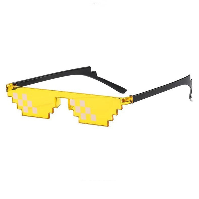 Wholesale Mosaic Square Sunglasses Ball Funny Party Performance Bar Birthday Party Sunglasses